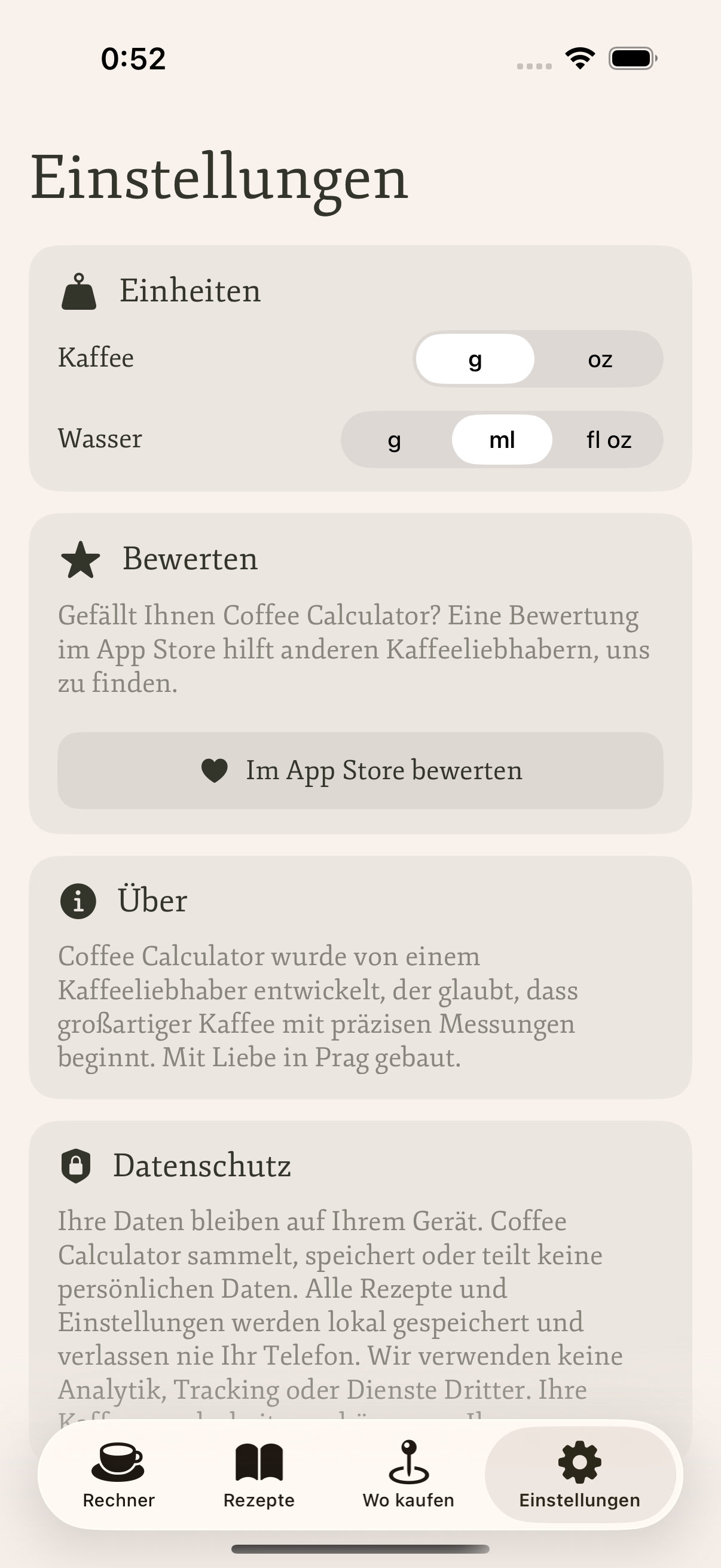 Coffee Calculator screenshot 3